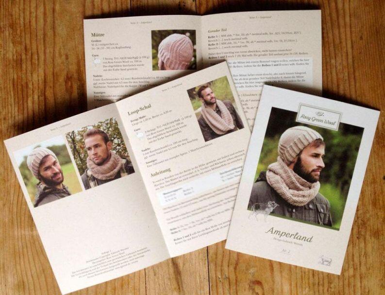Rosy Green Wool Anleitung - Set Amperland