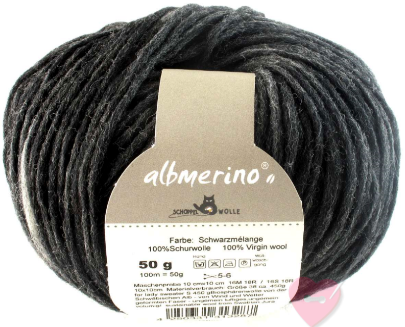 Schoppel Alb Merino - Strickgarn aus naturbelassener Biosphärenwolle von der Schwäbischen Alb