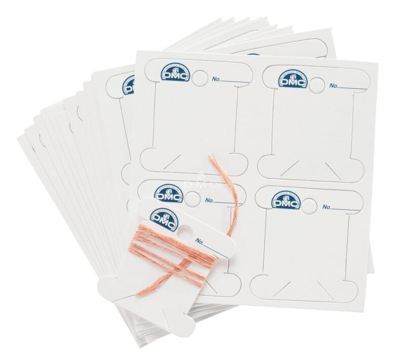 DMC Garnwickelkarten - 56 Stück