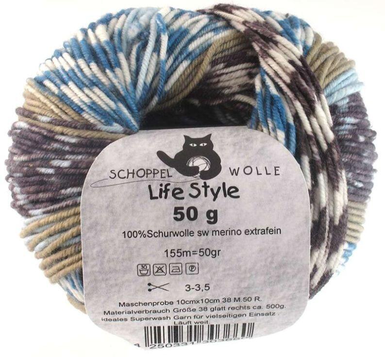 Schoppel Wolle Life Style magic - Wolle extra fein vom Merinoschaf Farbe: Blautopf