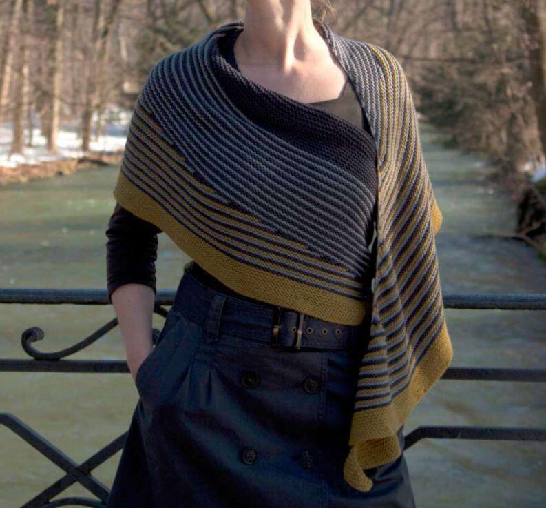 Rosy Green Wool Anleitung - Eisbachwelle