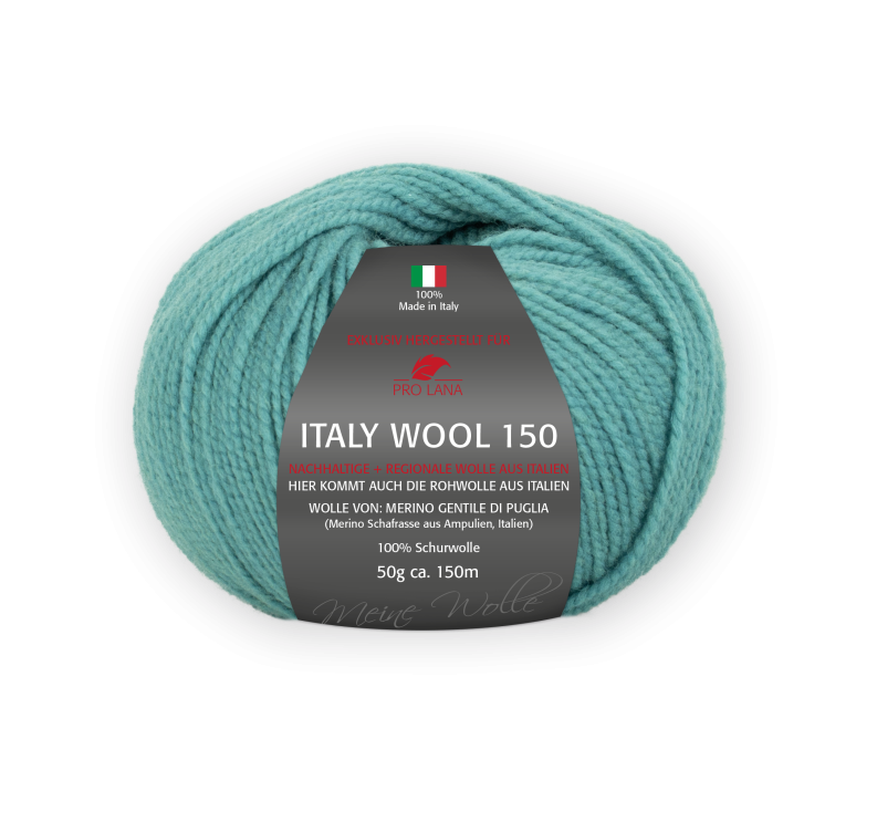 Pro Lana Italy Wool 150 50g Farbe: 163 Türkis