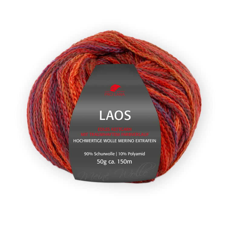 Pro Lana Laos 50g Frabe: 090 Glut