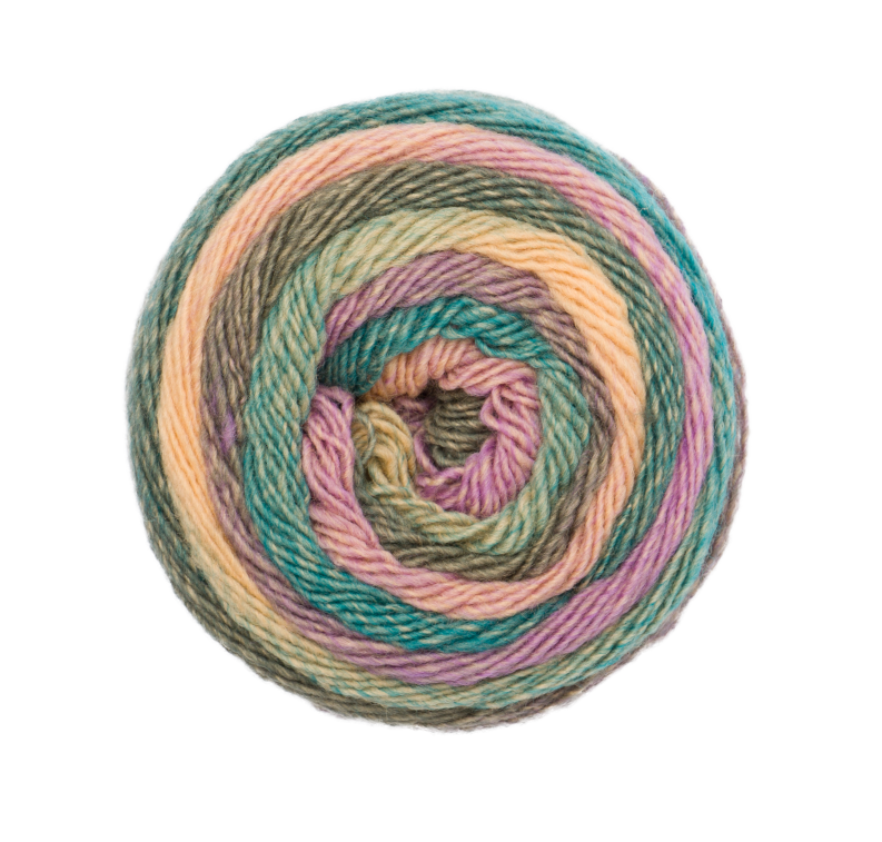 Pro Lana Diamant 150g Farbe: 096 Flieder/Petrol/Vanille