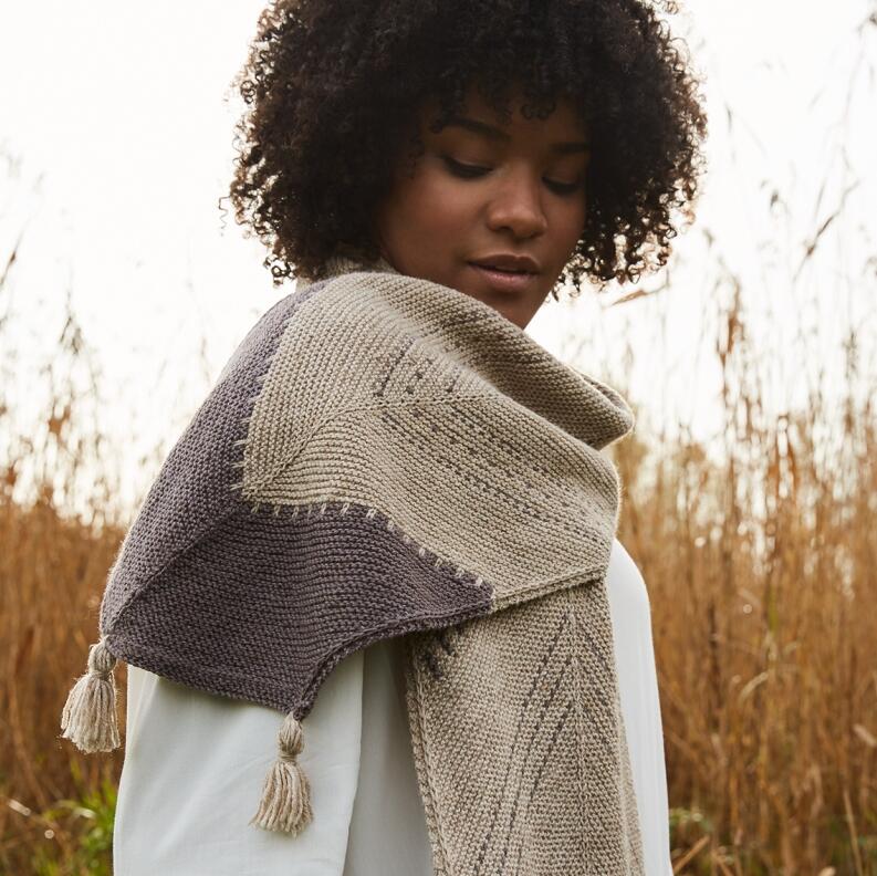 Rosy Green Wool Anleitung - Schal Liete