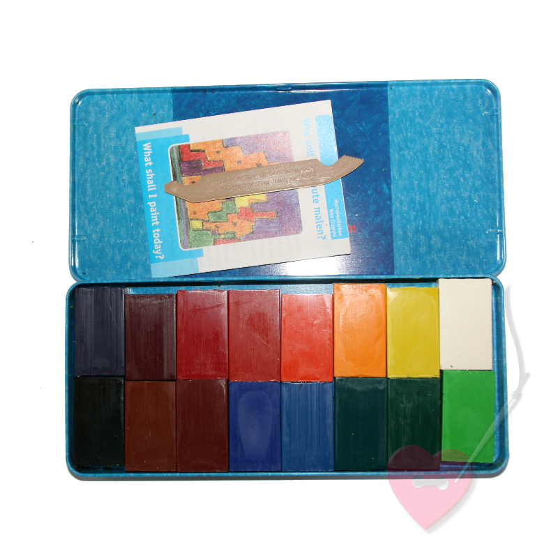 Stockmar - Wachsmalblöcke in der Schachtel 16 Farben im Set