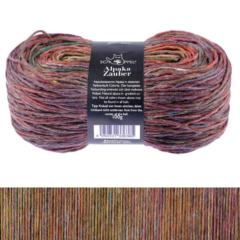 choppel Wolle Alpaka Zauber - Schurwoll-Alpakagarn Farbe: Belladonna