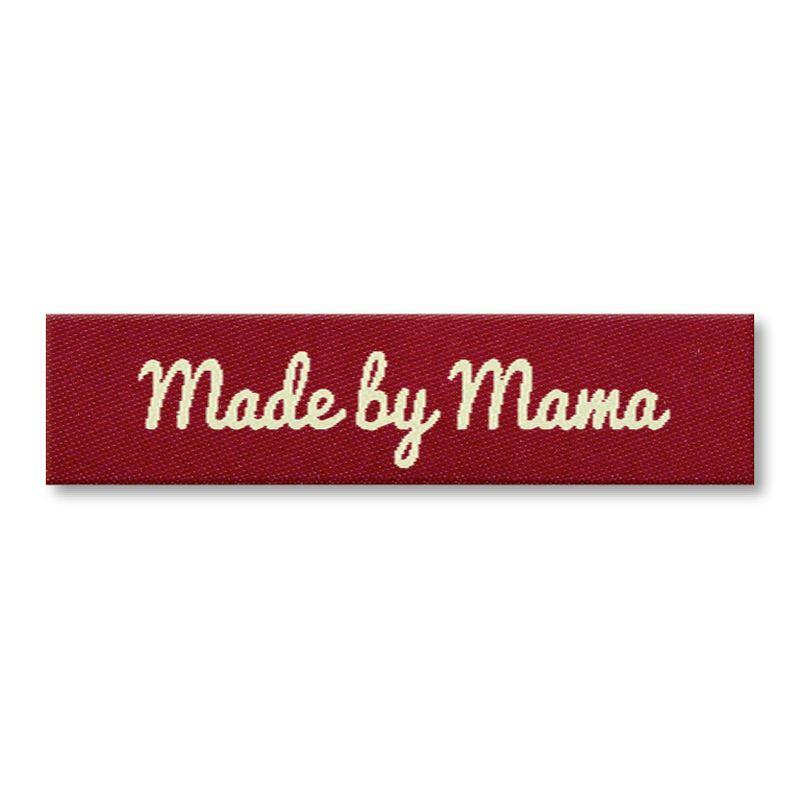strickimicki - Etiketten für handgemachte Geschenke und selbstgefertigte Handarbeiten Text: Made by Mama