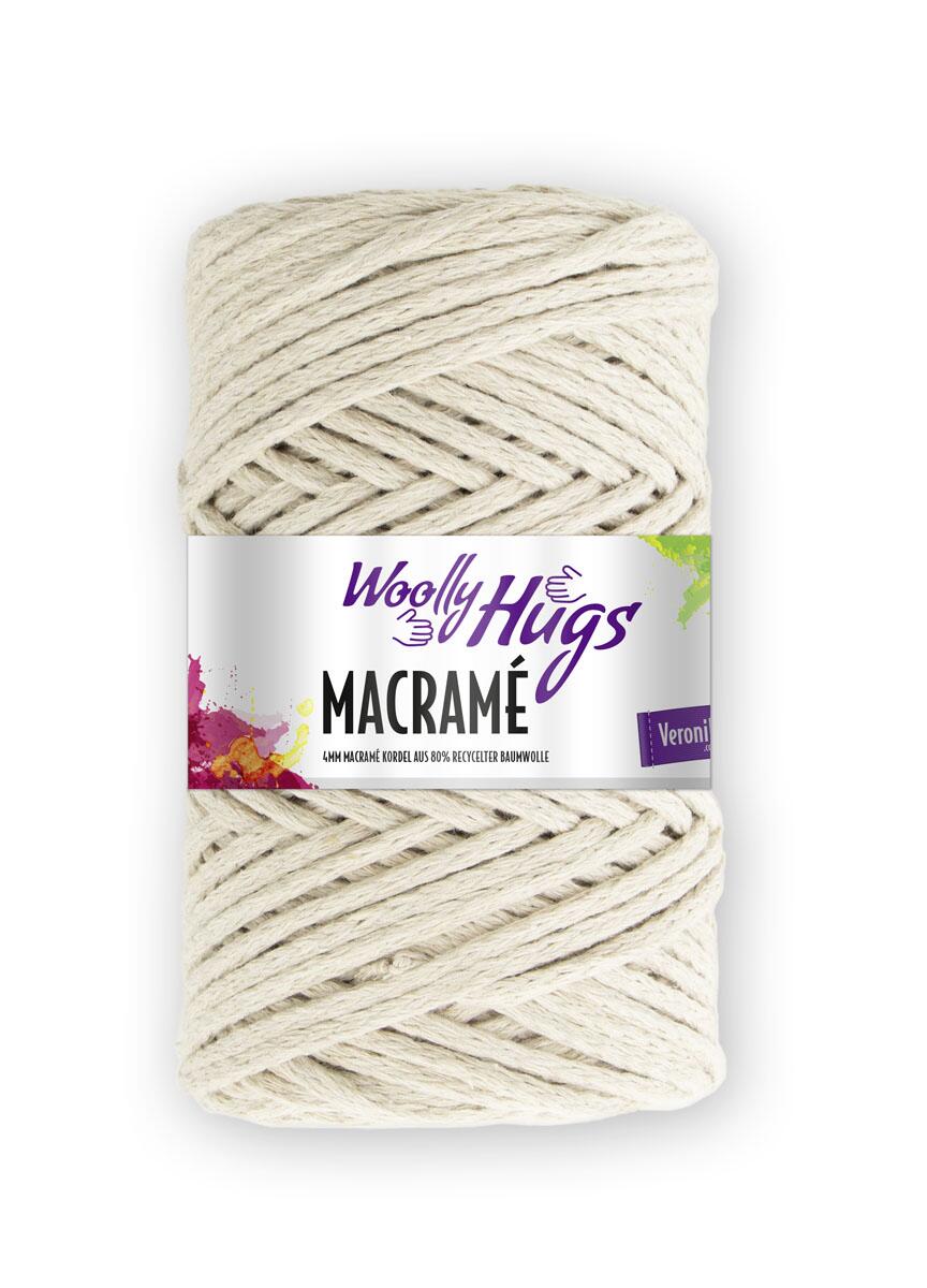 Woolly Hugs Makramé - 4mm Makrameegarn 200g Farbe: 05 Beige