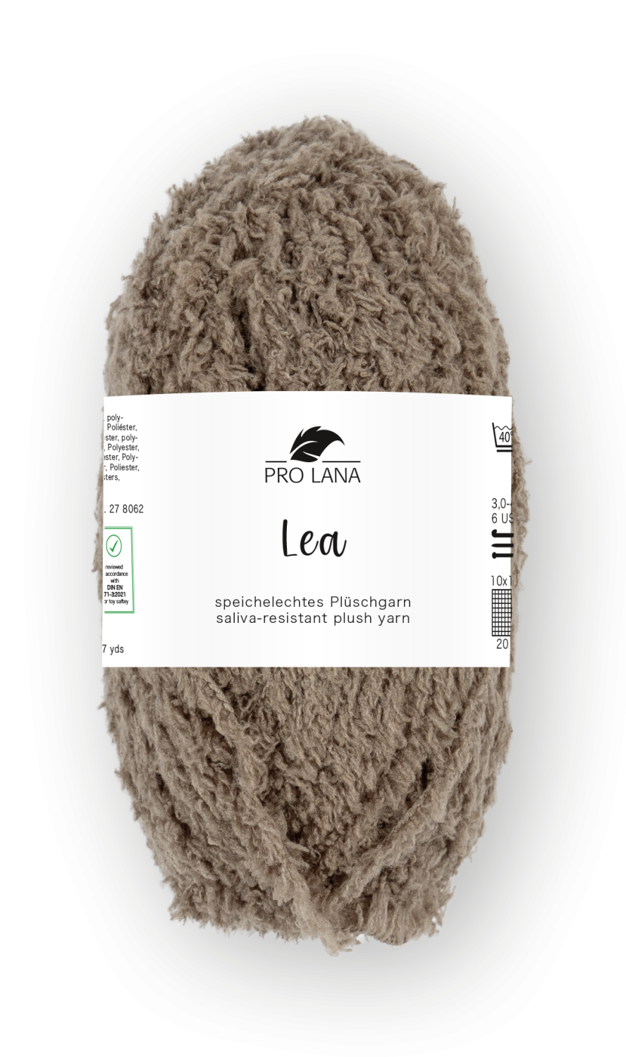 Pro Lana Lea Teddygarn 25g Farbe: 006 Taupe