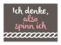 strickimicki - Fröhlich, freche Postkarten rund ums Stricken & Häkeln  "Ich denke, also spinn ich "