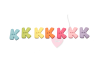 Buchstabenhits für Kids 18mm - 2-Loch Knopf "K"
