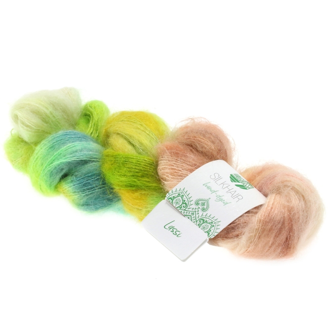 Lana Grossa Silkhair hand-dyed LIMITED EDITION Farbe: 606 Lassi