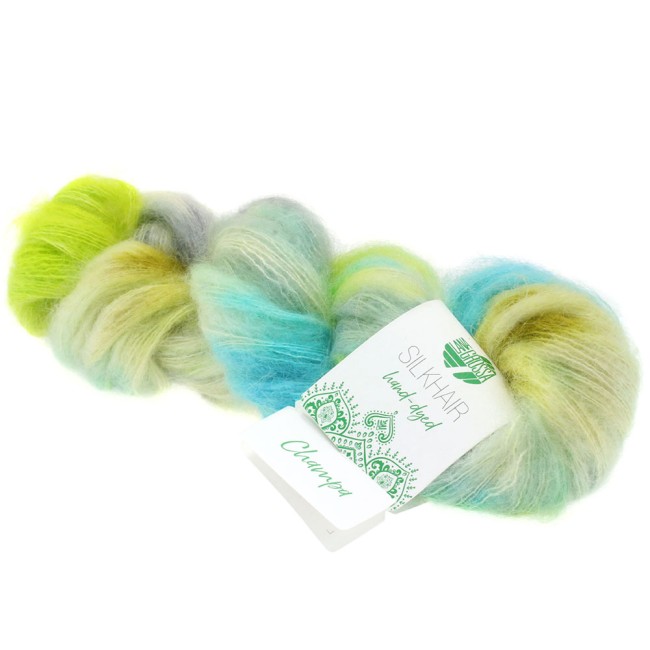 Lana Grossa Silkhair hand-dyed LIMITED EDITION Farbe: 607 Champa