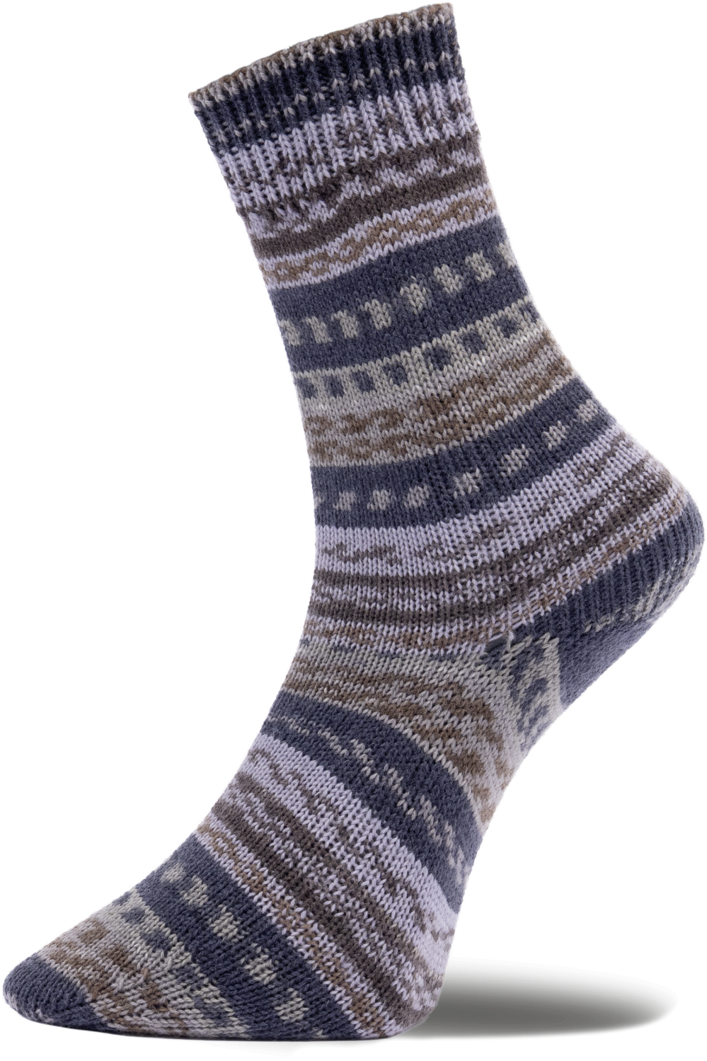 Pro Lana Golden Socks Fjord Socks PUZZLE 100g Modellbeispiel Farbe 087